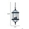Homeroots Dover 3-Light Hanging Light, Matte Black 398006 - alternate 2